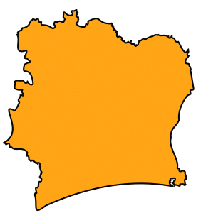 Carte de la Côte d’Ivoire, Abidjan