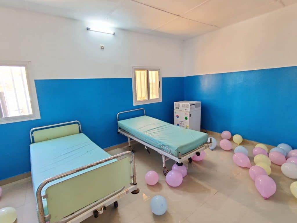 Intérieur de la maternité de Kassack Nord (Sénégal)