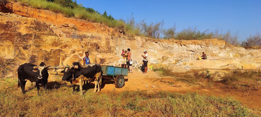 Carrière de terre (Madagascar)