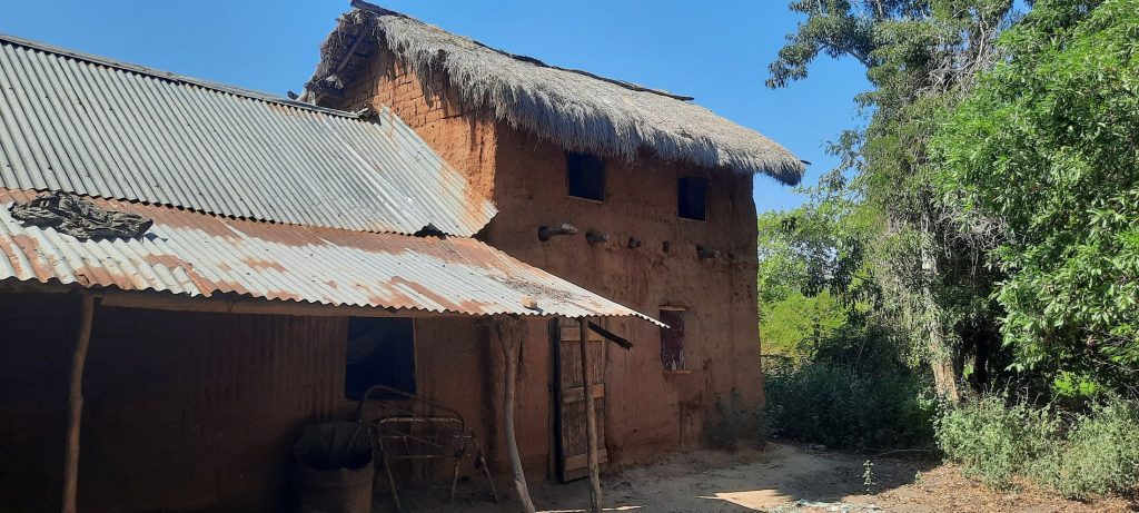 Habitat en terre crue (Madagascar)