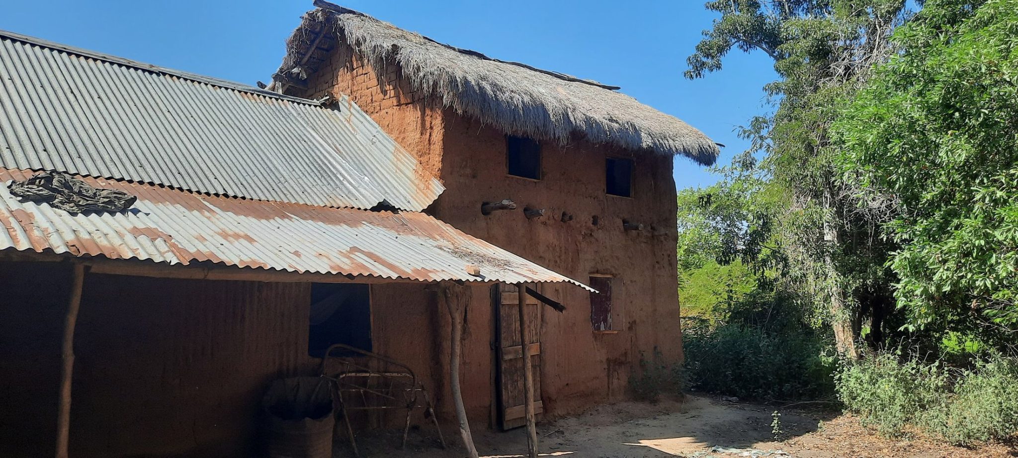 Habitat en terre crue (Madagascar)
