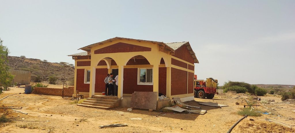 Bâtiment en briques H, programme PEEB Cool (Djibouti)